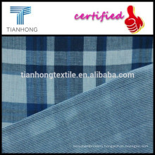 custom plaid pattern double layer fabric for pyjamas/100 cotton yarn dyed multi check fabric